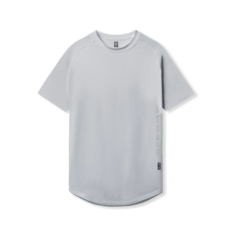 0767. Supima® Established Tee - Slate Grey