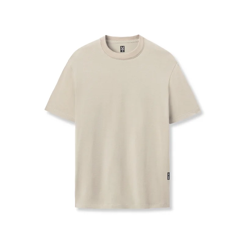 0923. Supima® Essential Tee - Sand Smoke