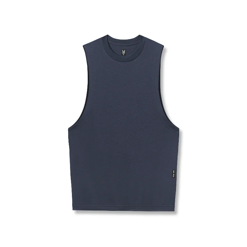 0926. Supima® Muscle Tank - Navy