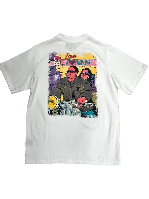 APPRV "LOVE ME"  (WHITE) TEE