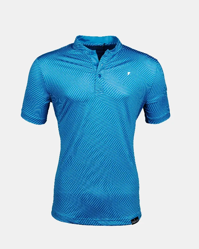 Blue Chevron Blade Polo