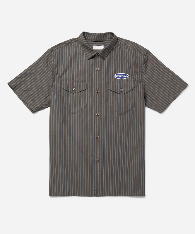 Bruce Striped Work Shirt