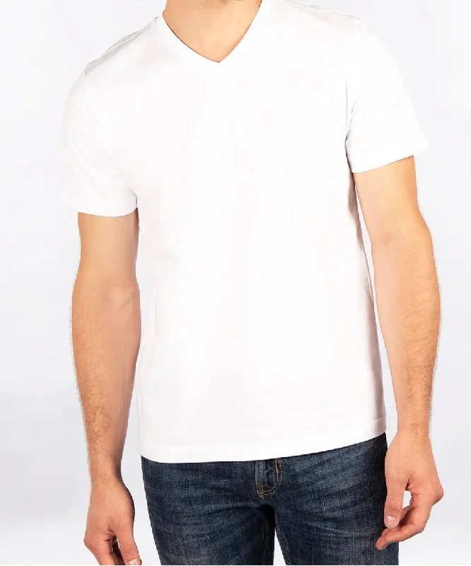 CITY LAB WHITE V-NECK T-SHIRT