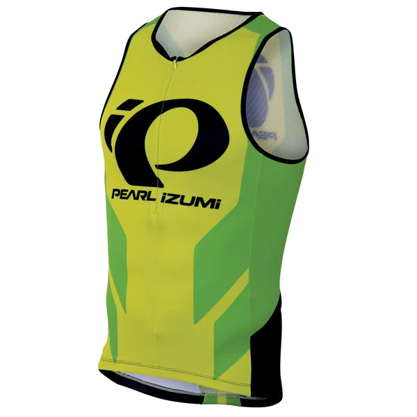 Men's Elite In-R-Cool LTD Tri Singlet - Team Pi Green Flash