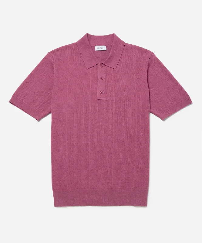 Jahmad Linen-Blend Knit Polo