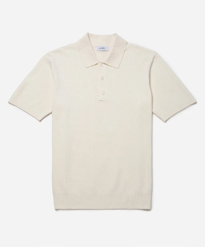 Jahmad Linen-Blend Knit Polo