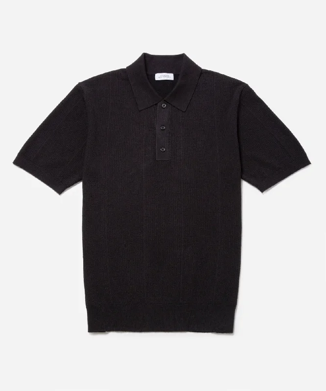 Jahmad Linen-Blend Knit Polo