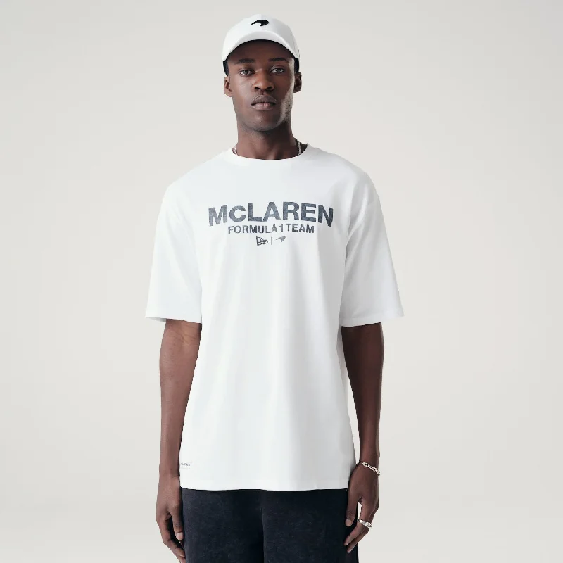 McLaren Formula 1 Team Washed White T-Shirt