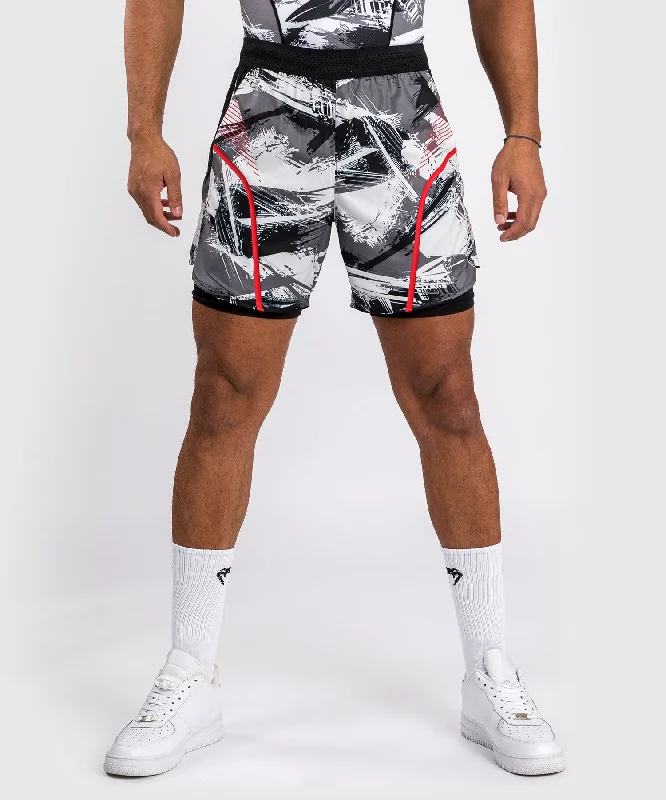 Venum Electron 3.0 Training shorts - Grey/red