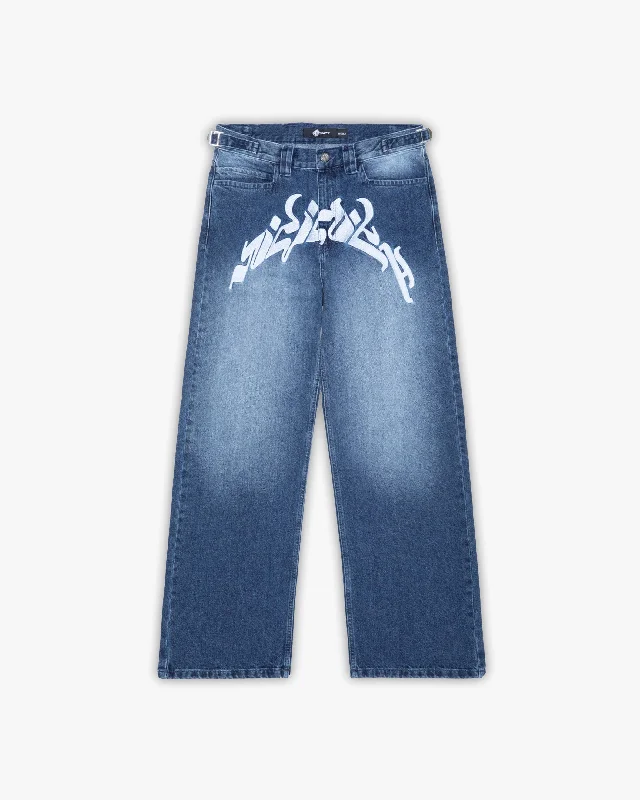 MIRAGE DENIM DARK BLUE / WHITE