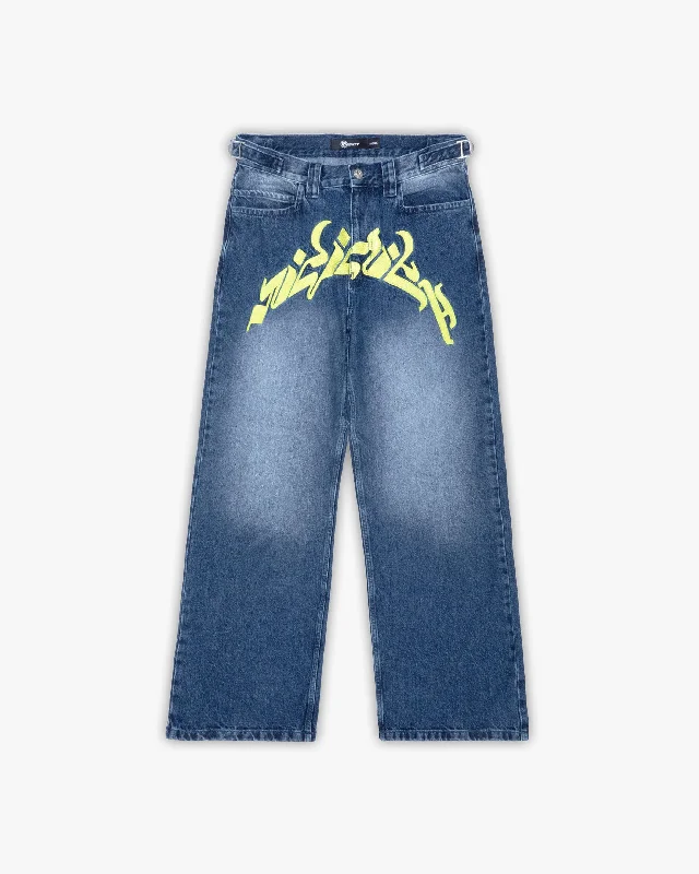 MIRAGE DENIM DARK BLUE / YELLOW