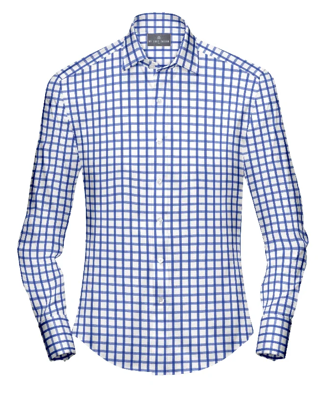 Blue Check Dress Shirt