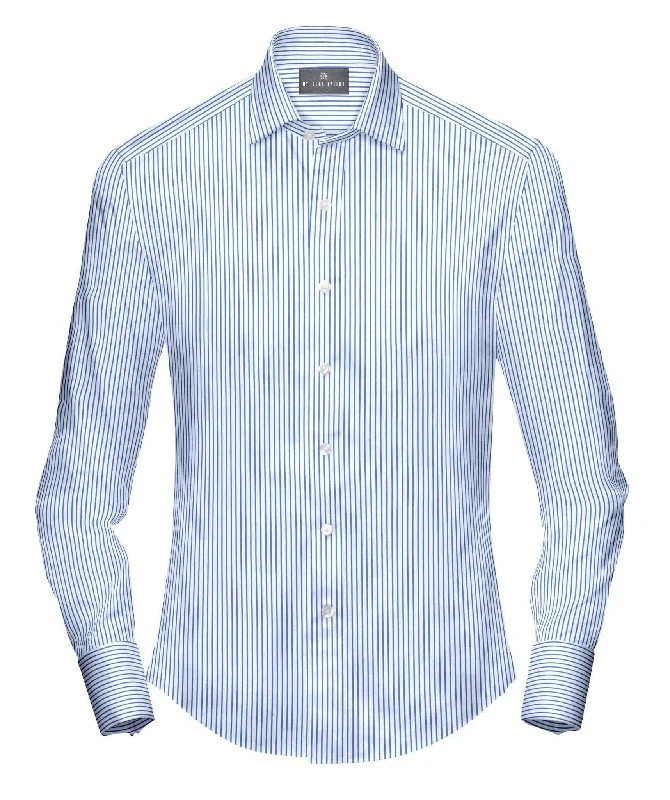 Blue	Stripe - Office Shirt