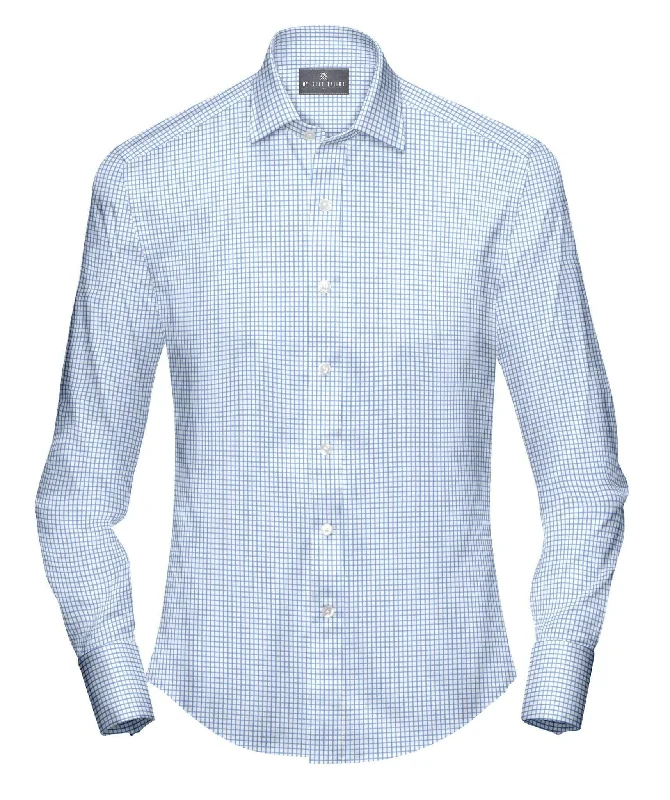 Light Blue Check Shirt