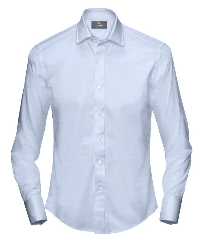 Light Blue Twill Dress Shirt