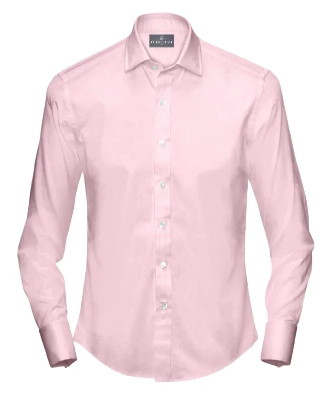 Pink Twill Dress Shirt