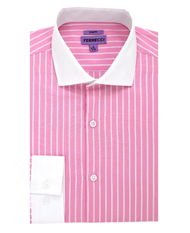 The Pitt Slim Fit Cotton Dress Shirt