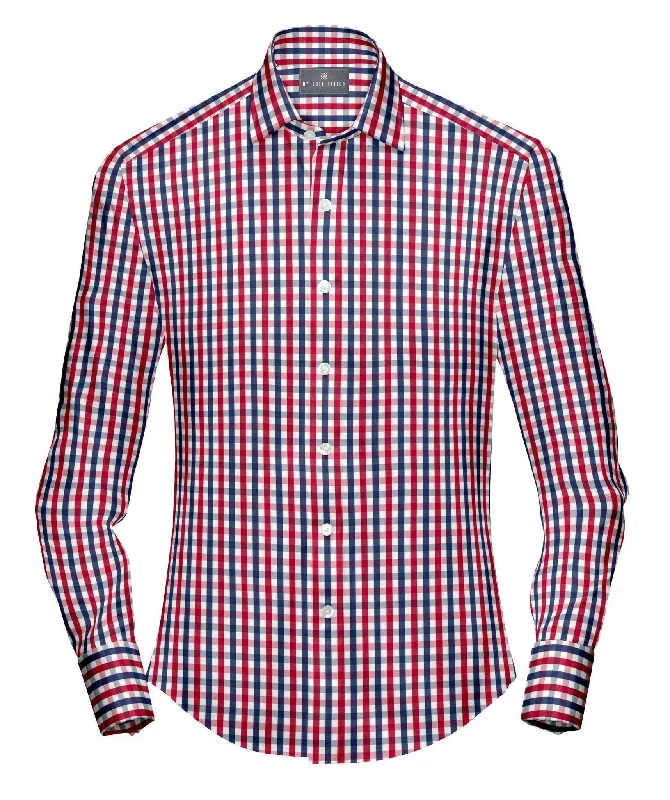 Red, Blue Big Check Shirt