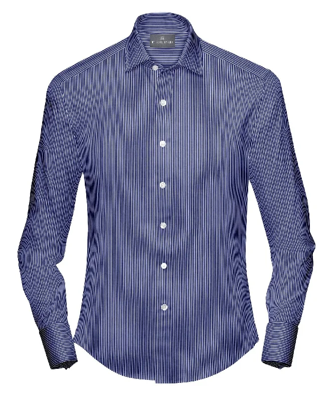 Royal Blue Stripe Shirt