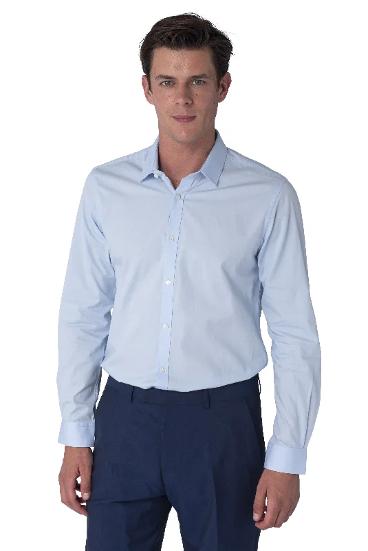 THEO Sky Blue Cotton Shirt