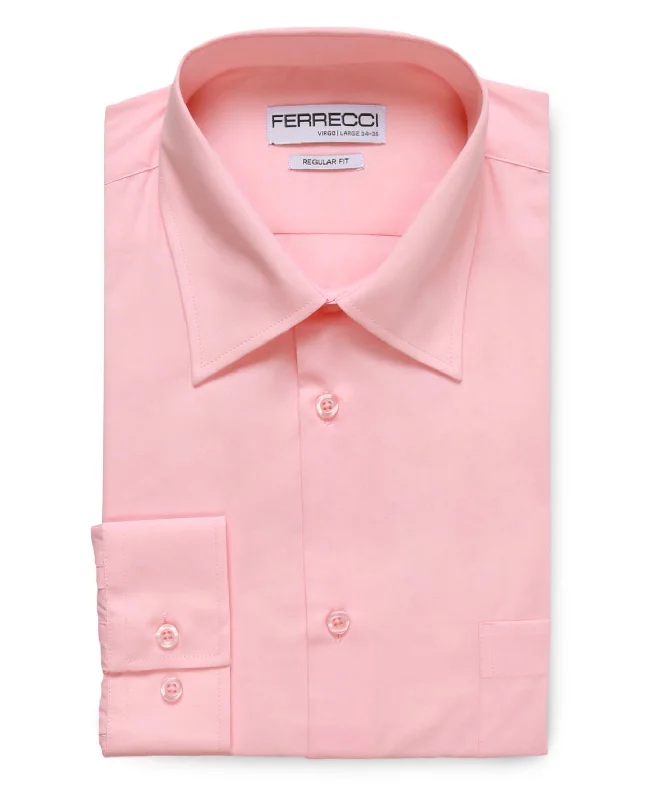 Virgo Pink Regular Fit Shirt