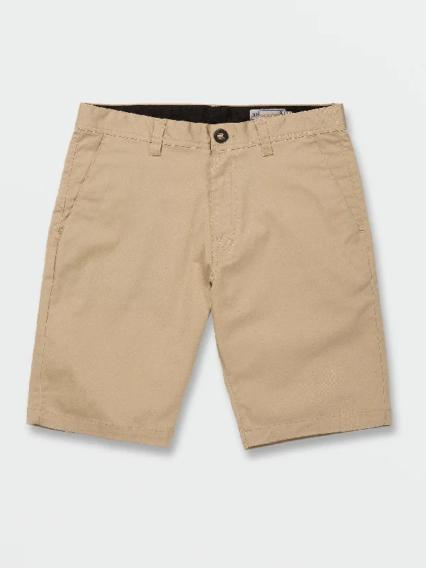 Frickin Modern Stretch Chino Shorts - Almond