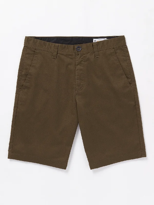 Frickin Modern Stretch Chino Shorts - Dark Earth