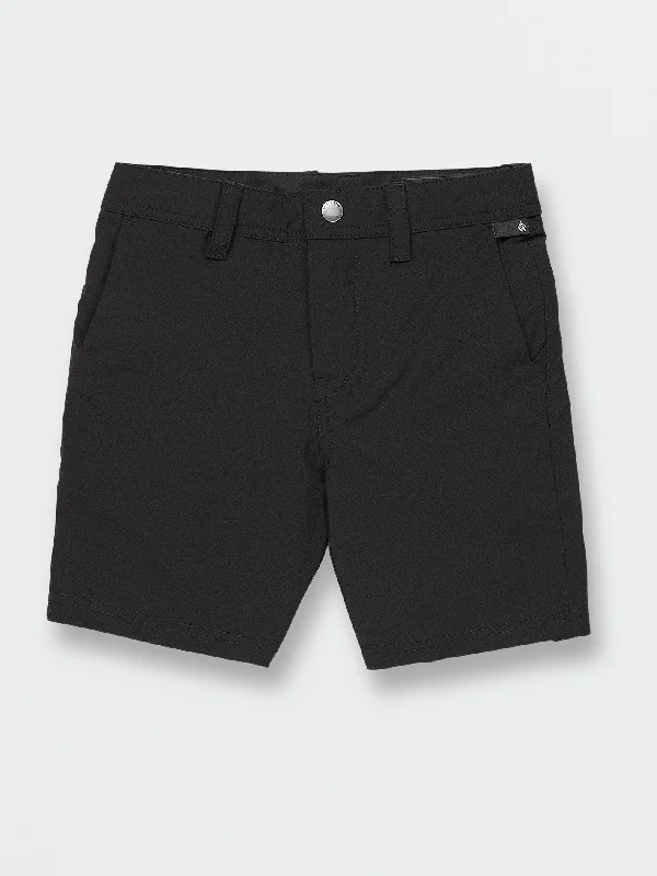 Little Boys Frickin Cross Shred Static Shorts - Black Out