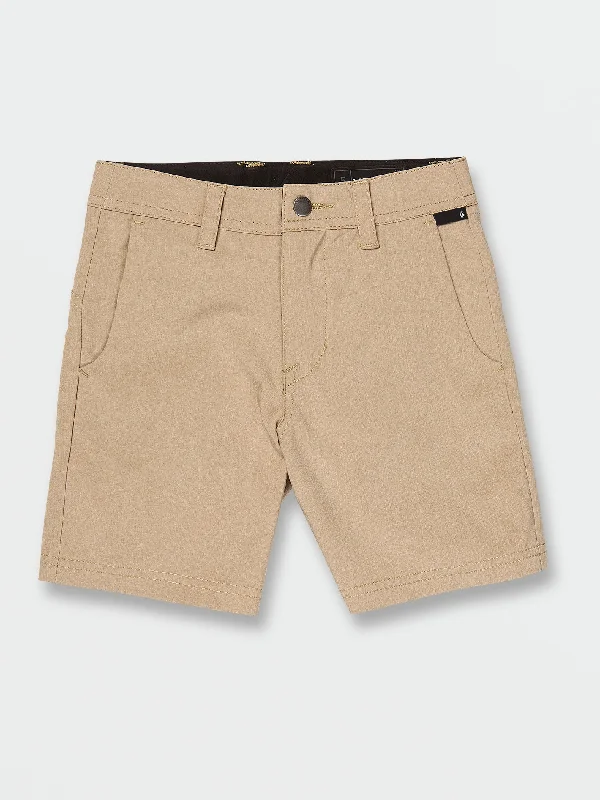 Little Boys Frickin Cross Shred Static Shorts - Dark Khaki