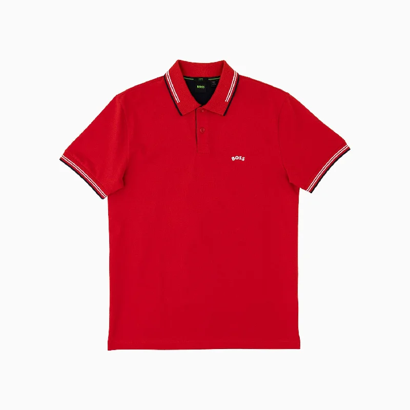 Men's Paul Curved Short Sleeve Polo Shirt