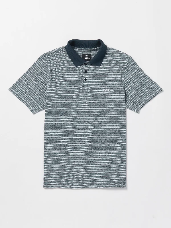 Static Stone Polo Short Sleeve Shirt - Navy