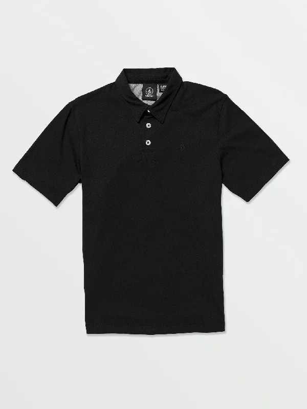 Big Boys Wowzer Polo Short Sleeve Shirt - Black