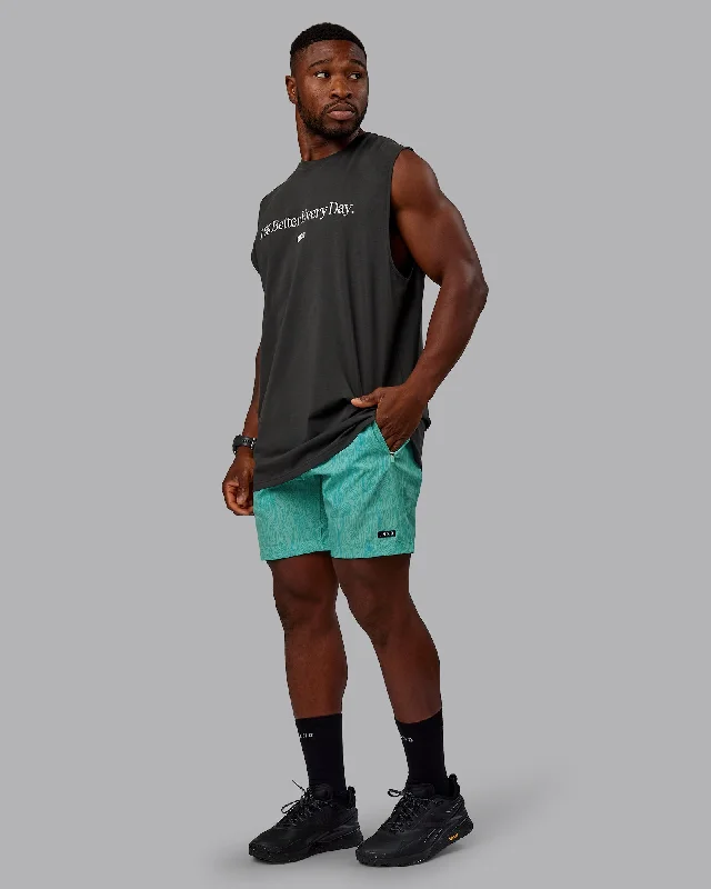 1% Better FLXCotton Training Fit Tank - Pirate Black