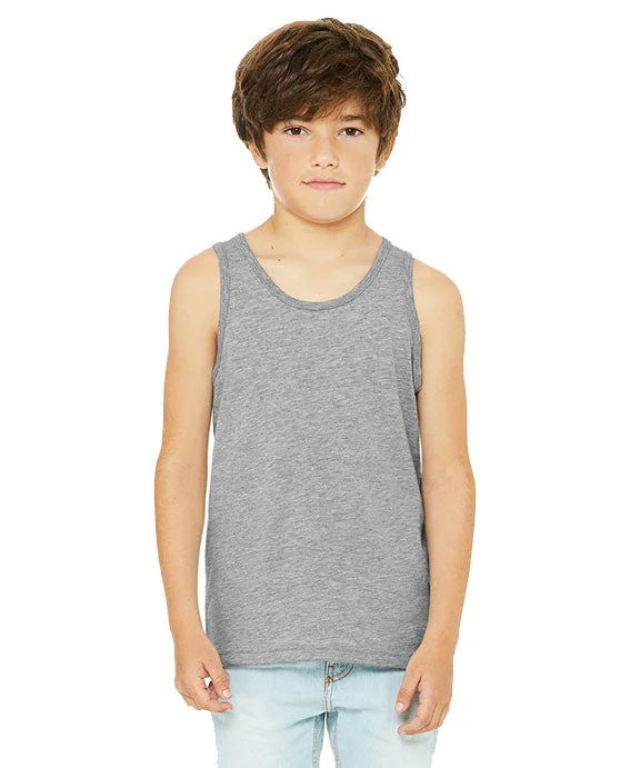 3480YCV - Bella + Canvas Youth Heather CVC Tank Top