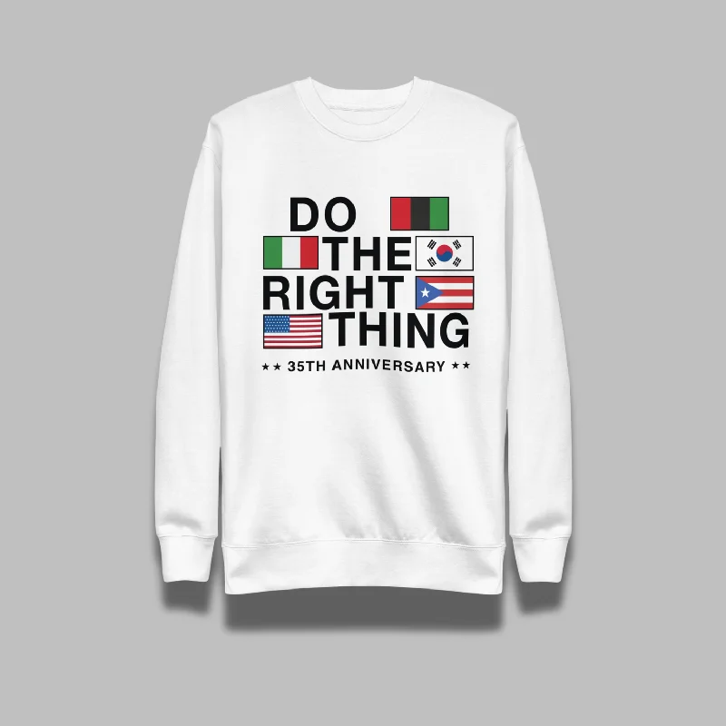 Do The Right Thing Crewneck (White)