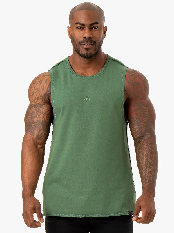 Force Fleece Tank - Green