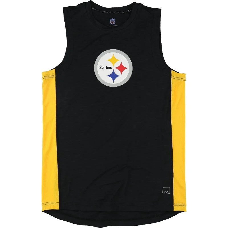 G-III Sports Mens Pittsburg Steelers Tank Top, Black, Small