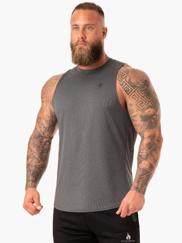 Lift Mesh Tank - Charcoal