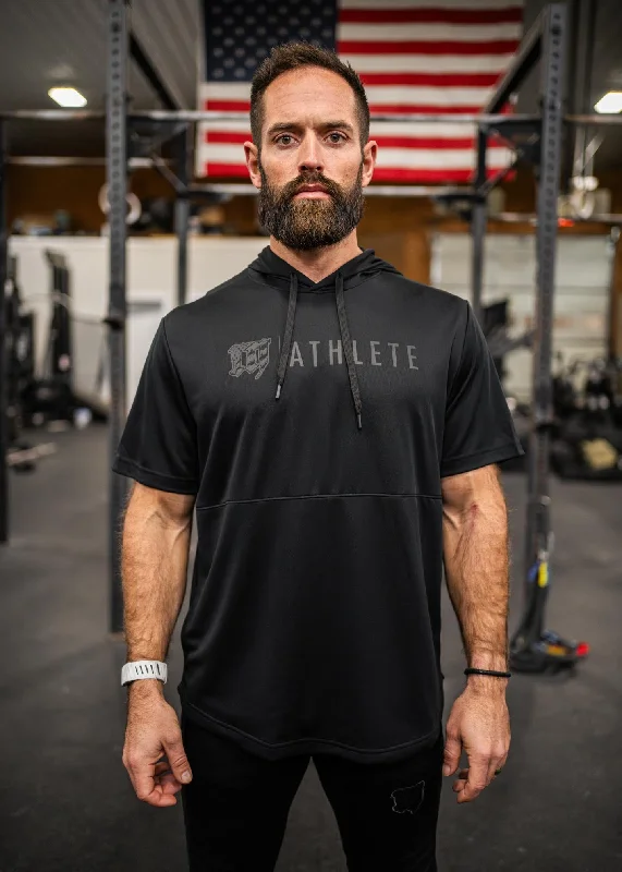 M | Athlete Performance Short Sleeve Hoodie