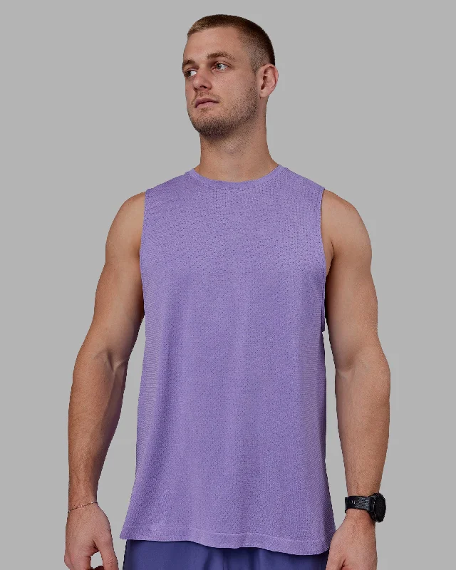 AeroFLX+ Seamless Muscle Tank - Dahlia Purple Marl