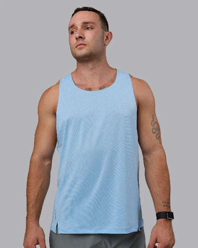 Pace Running Tank - Glacial Blue