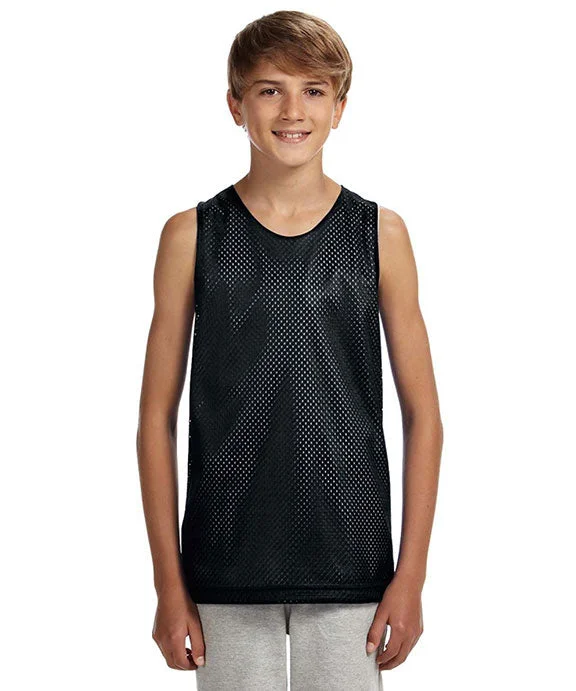 N2206 - A4 Youth Reversible Mesh Tank Top