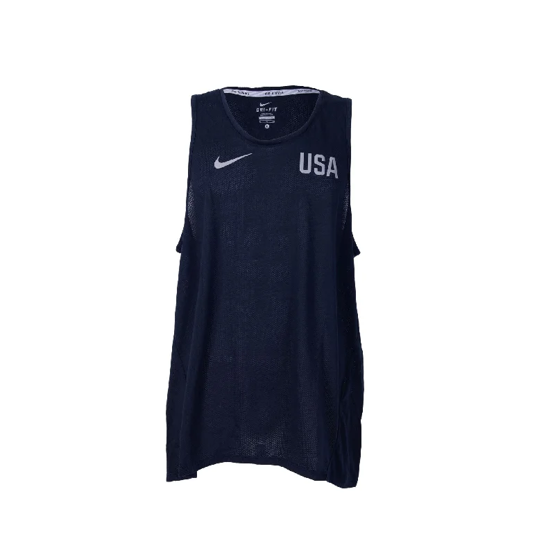 Nike USA Men's Official Rio Team Tailwind Tank