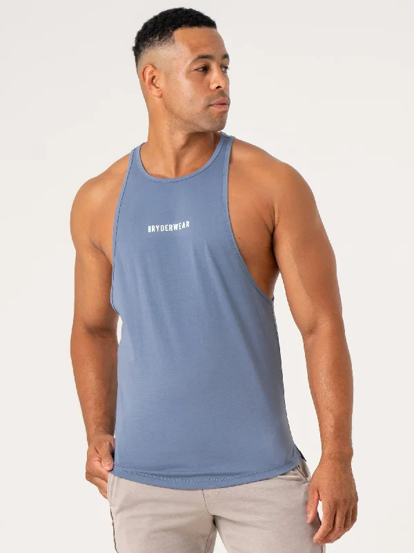 Pursuit Tank - Denim Blue