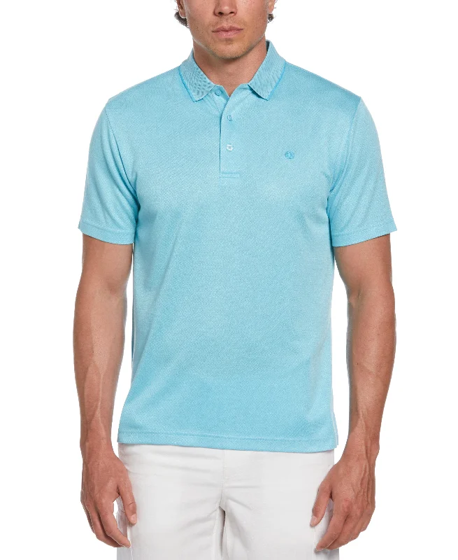 Diamond Jacquard Polo Shirt