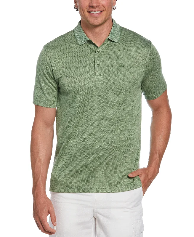 Diamond Jacquard Polo Shirt