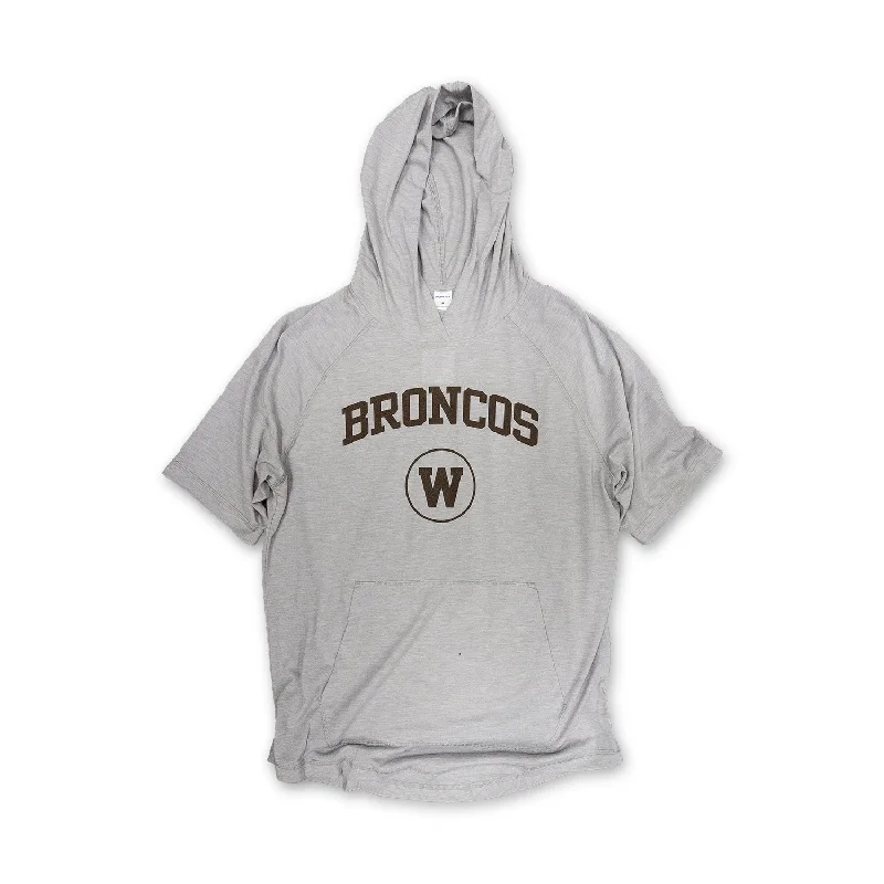 Broncos Short Sleeve Wicking Hoodie