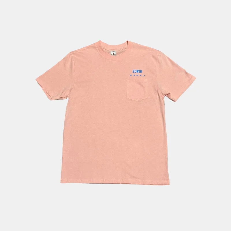 Short Sleeve Pocket Tee (Pink)