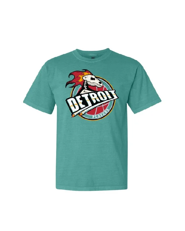 Ink Detroit - 90s Players T-Shirt - Pigment Dyed Teal