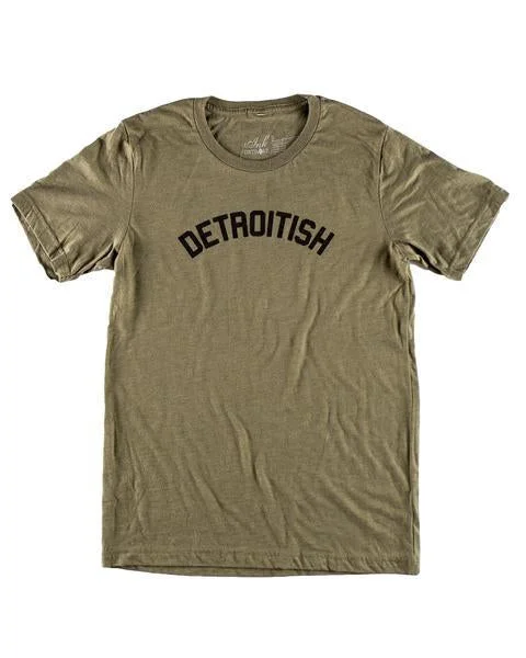 Ink Detroit Detroitish Tri Blend T-Shirt - Olive Green